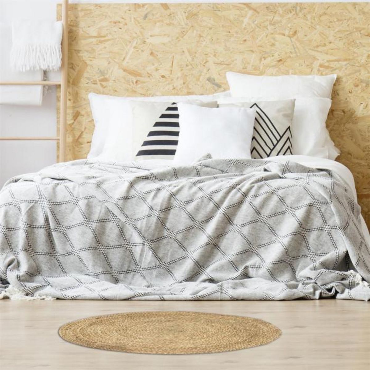 Paris Prix Tapis Rond Déco en Jute  Baltimore  80cm Naturel