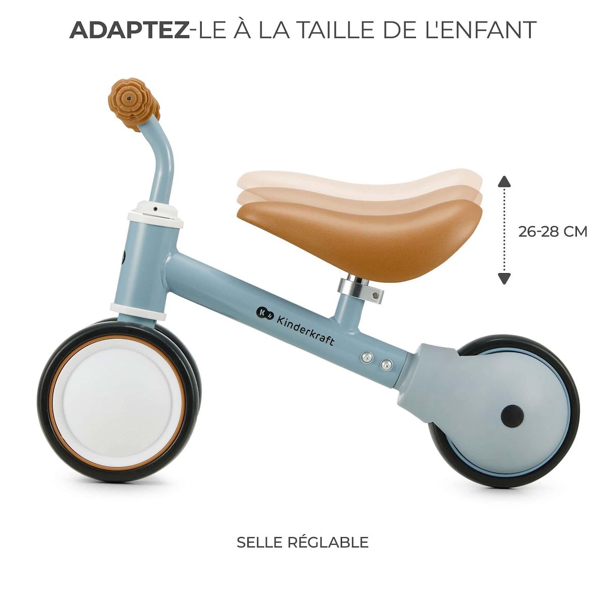 KINDERKRAFT Draisienne pour enfants - vélo d'équilibre 18 mois à 3 ansDraisienne pour enfants - vélo d'équilibre 18 mois à 3 ans