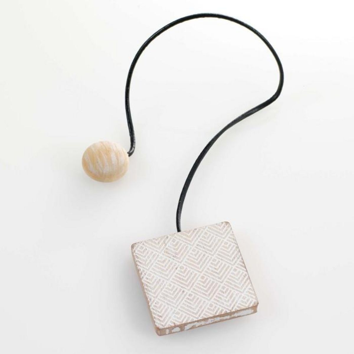 Paris Prix Embrasse de Rideau Aimantée  Pavela  43cm Blanc