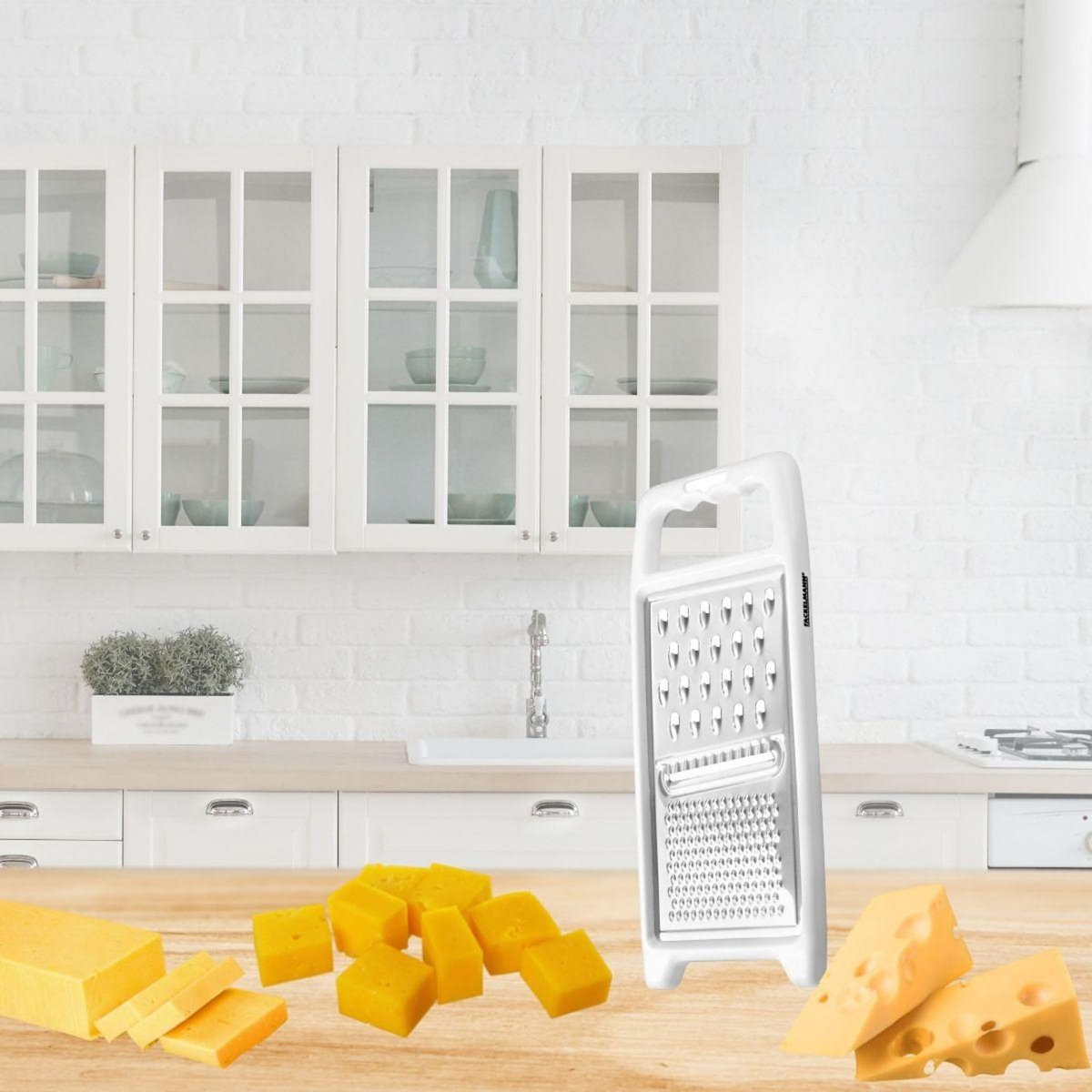 Fackelmann Ensemble de 2 Râpes rectangulaire universelle 26 cm Fackelmann Handmade Tradition