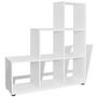Voir la diapositive 4 : VIDAXL Bibliotheque/etagere 107 cm Blanc