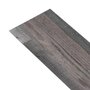 VIDAXL Planches de plancher PVC 5,02m^2 2mm Autoadhesif Bois industriel
