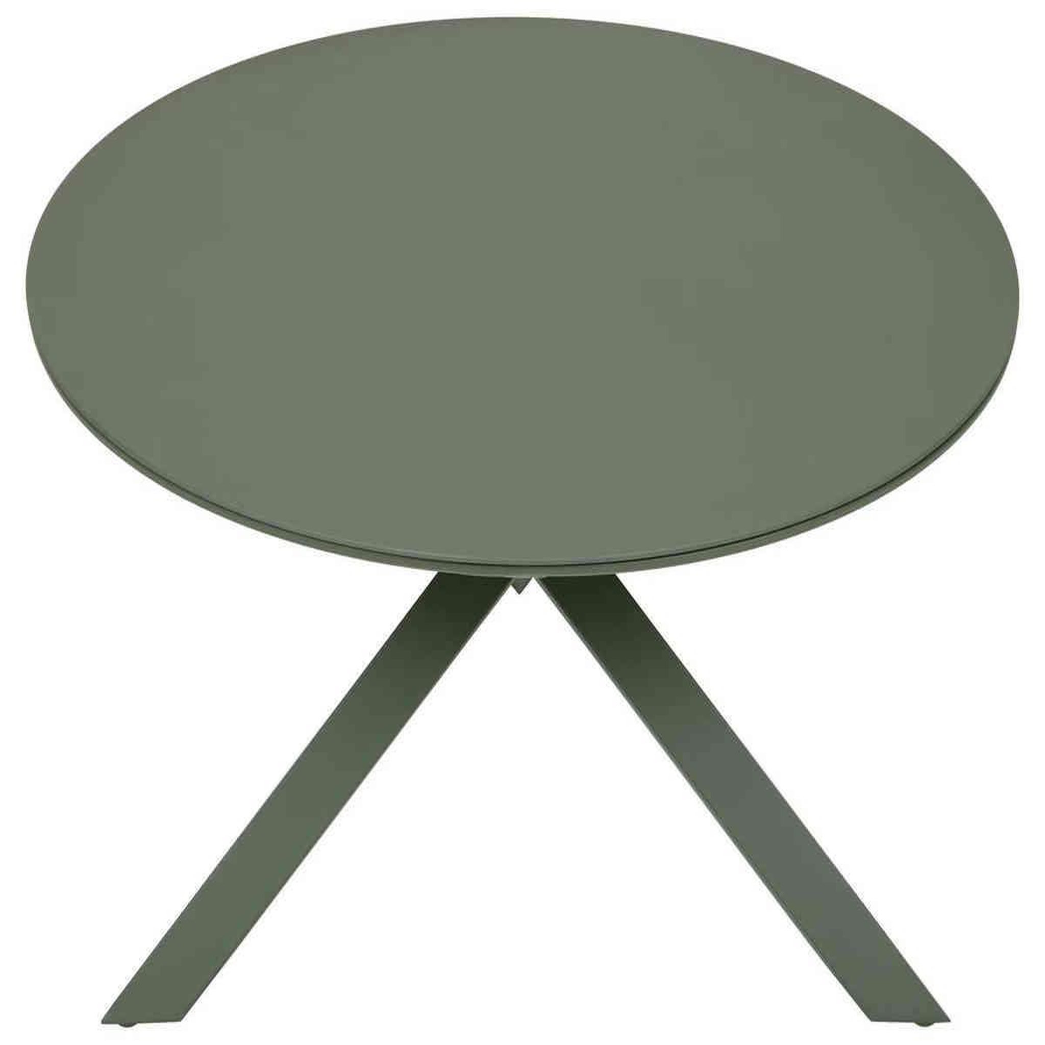 Voir la diapositive 3 : HESPERIDE Table de jardin ronde Alu/Verre Oryon Laurier - 6 places - Hespéride