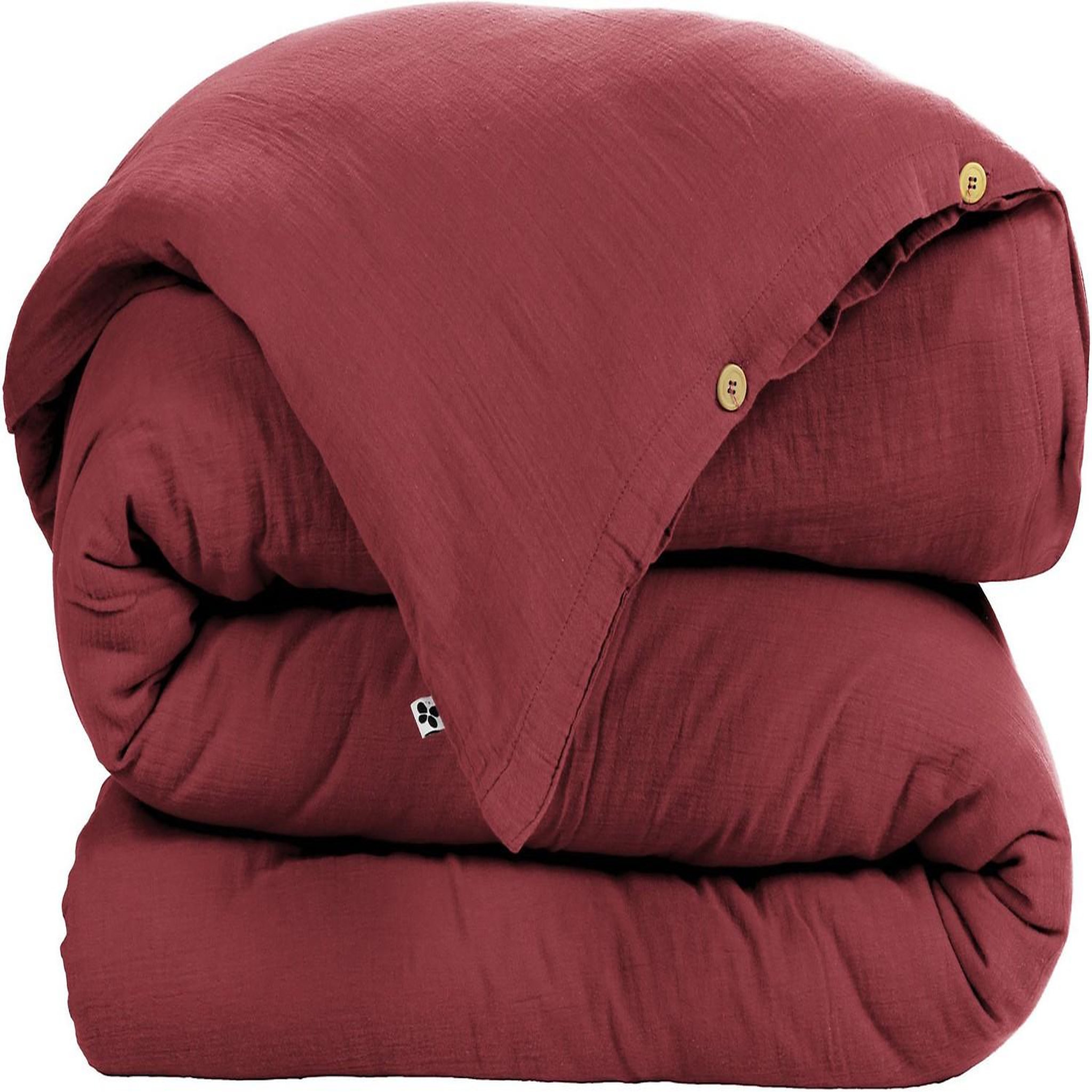 Voir la diapositive 2 : Home collection Housse de couette 100% gaze de coton