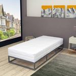 VIDAXL Matelas 90 x 200 cm 7 zones Ressort ensache 20 cm H2