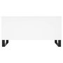 Voir la diapositive 6 : VIDAXL Table basse Blanc 90x44,5x45 cm Bois d ingénierie
