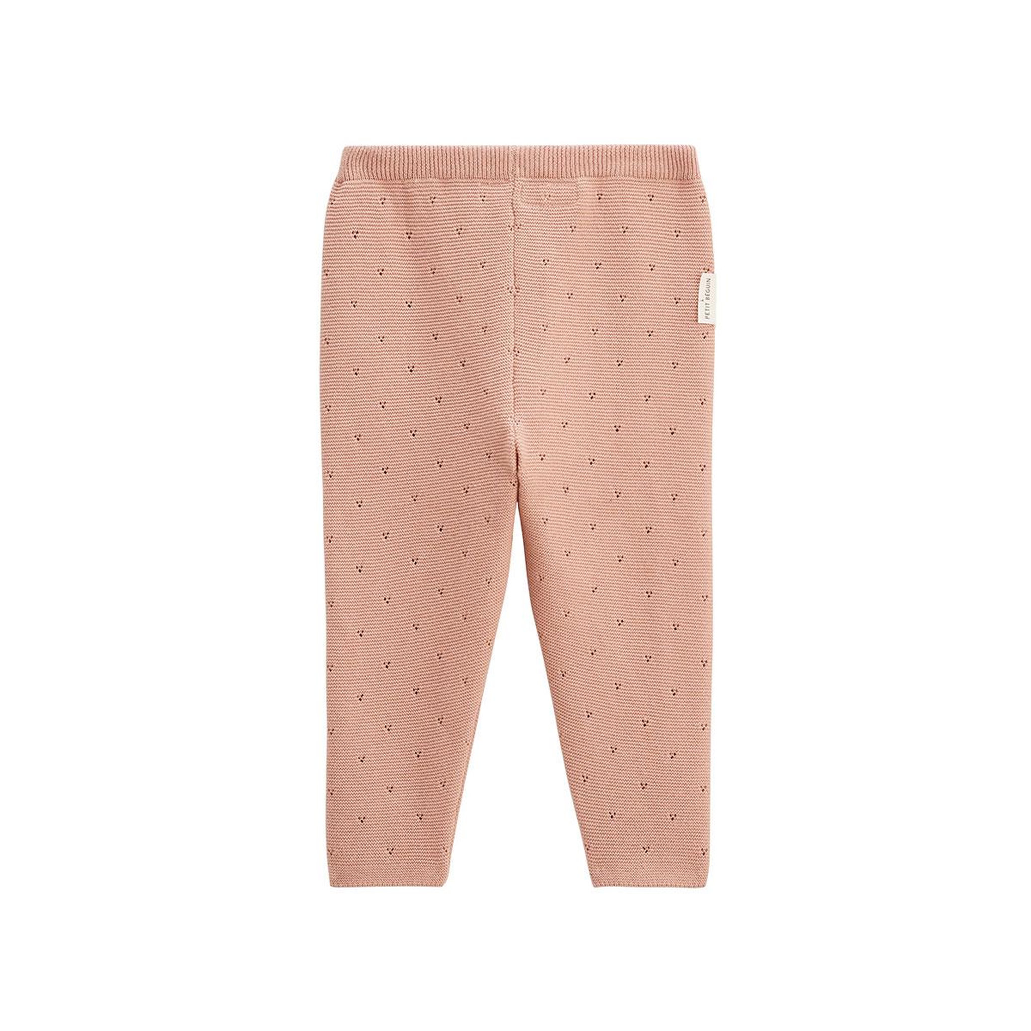 Voir la diapositive 2 : Petit Béguin Pantalon bébé en tricot Manouk