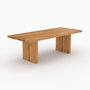 Voir la diapositive 1 : Rendez vous déco Table de jardin rectangulaire en bois de teck recyclé 10 personnes-Siam