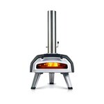 OONI Four à pizza charbon Karu 2 noir inox multicombustible pizza 30 cm, préchauffage 20 min, de 110 à 500°C