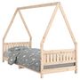 Voir la diapositive 2 : VIDAXL Cadre de lit pour enfants 80x200 cm bois de pin massif