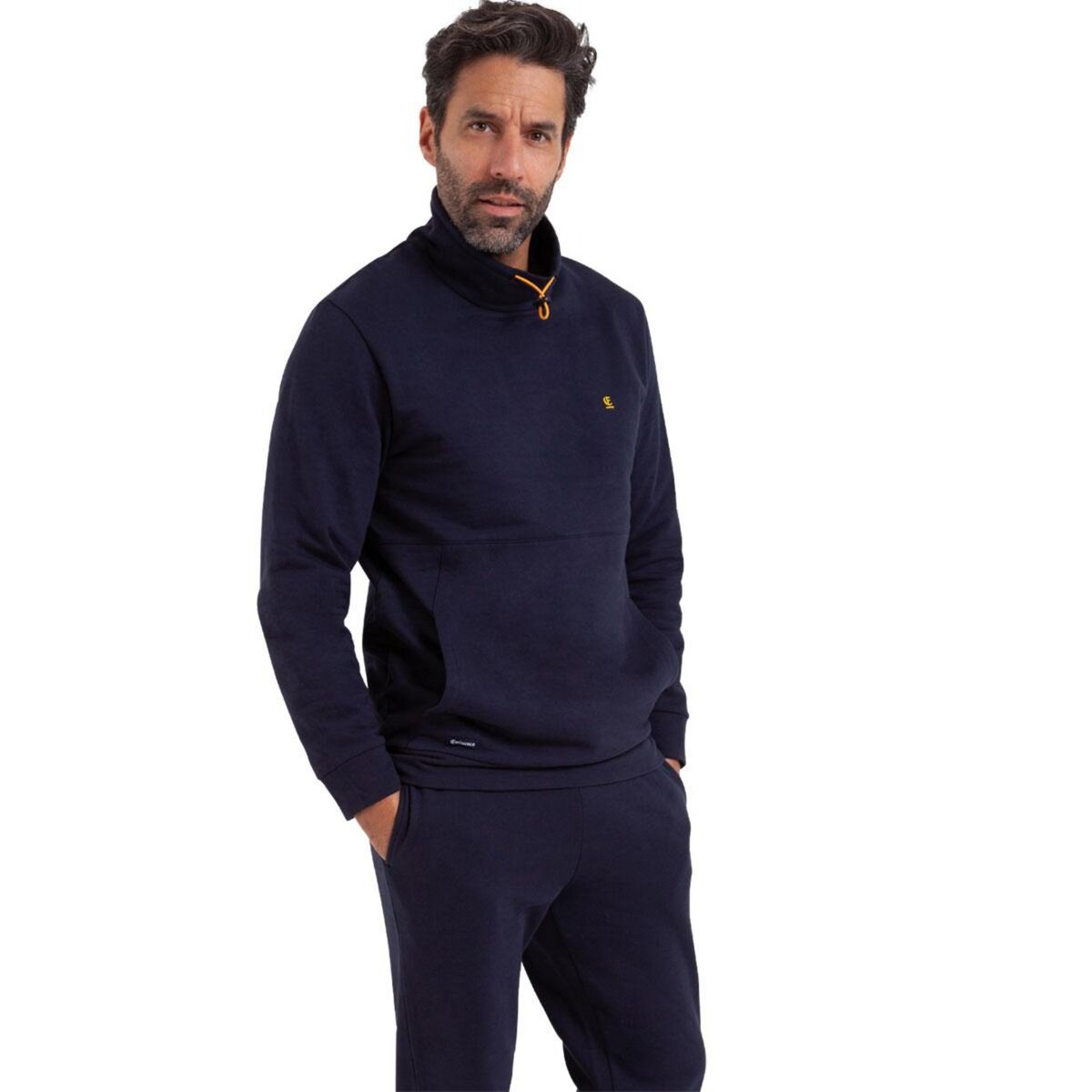 Pyjama long col rond homme Mercerisé Eminence