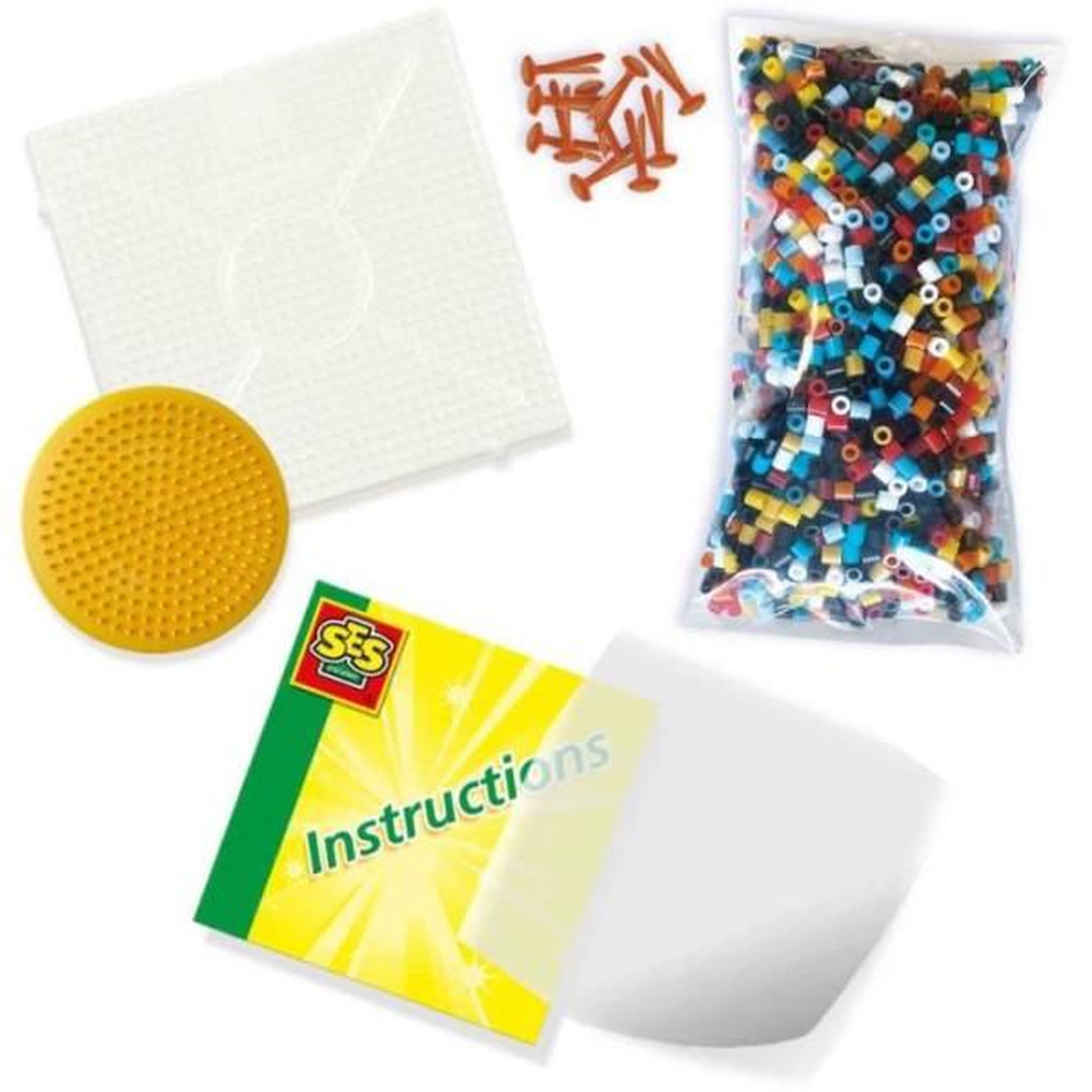 Voir la diapositive 5 : SES Creative Perles a repasser - Camions de chantier - SES CREATIVE - Crée 5 types de véhicules de chantier.