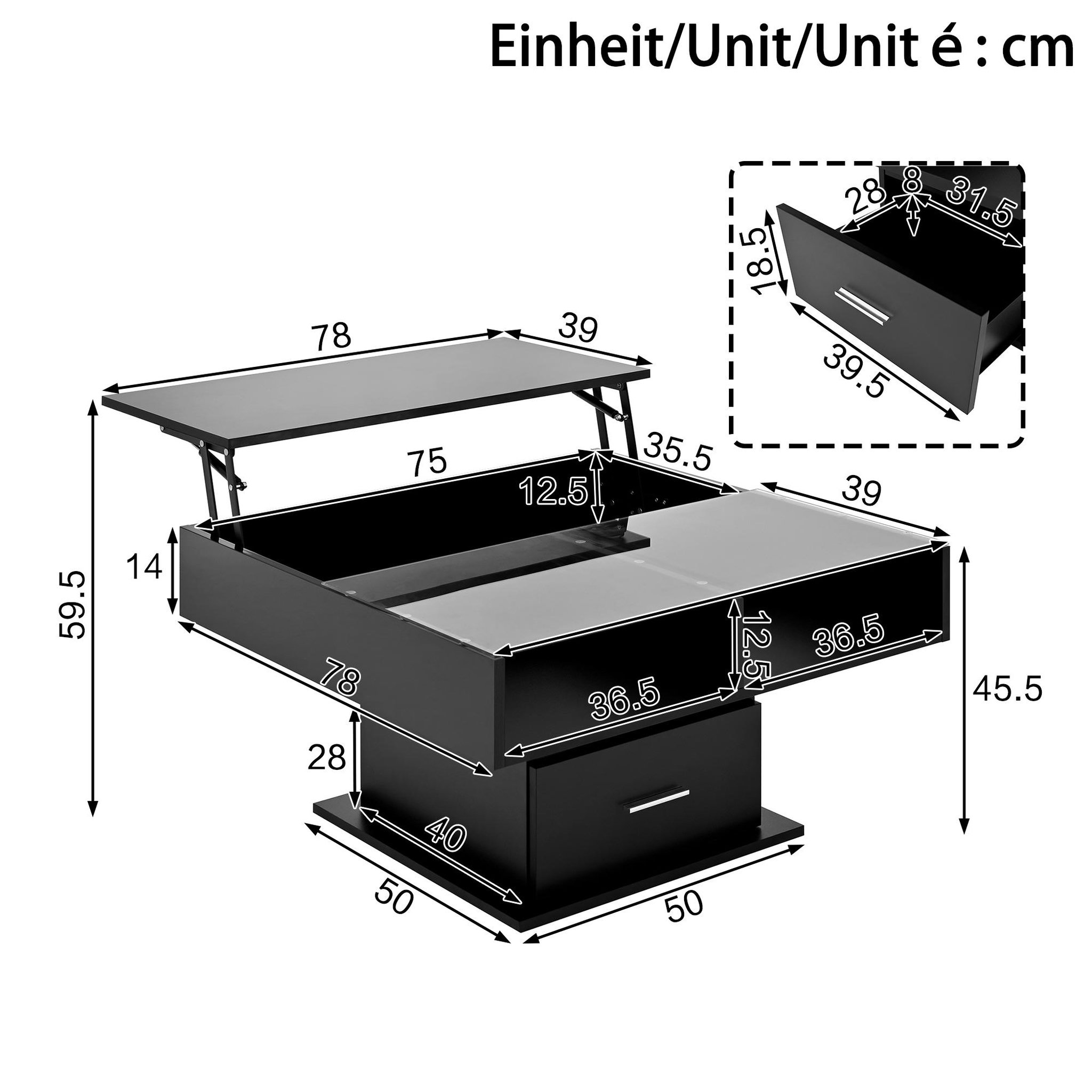 Voir la diapositive 3 : MERAX Table basse