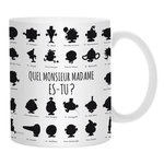 Paris Prix Mug Magique  Monsieur & Madame®  12cm Blanc