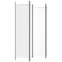 Voir la diapositive 5 : VIDAXL Cloison de separation 4 panneaux Blanc 200x200 cm Tissu