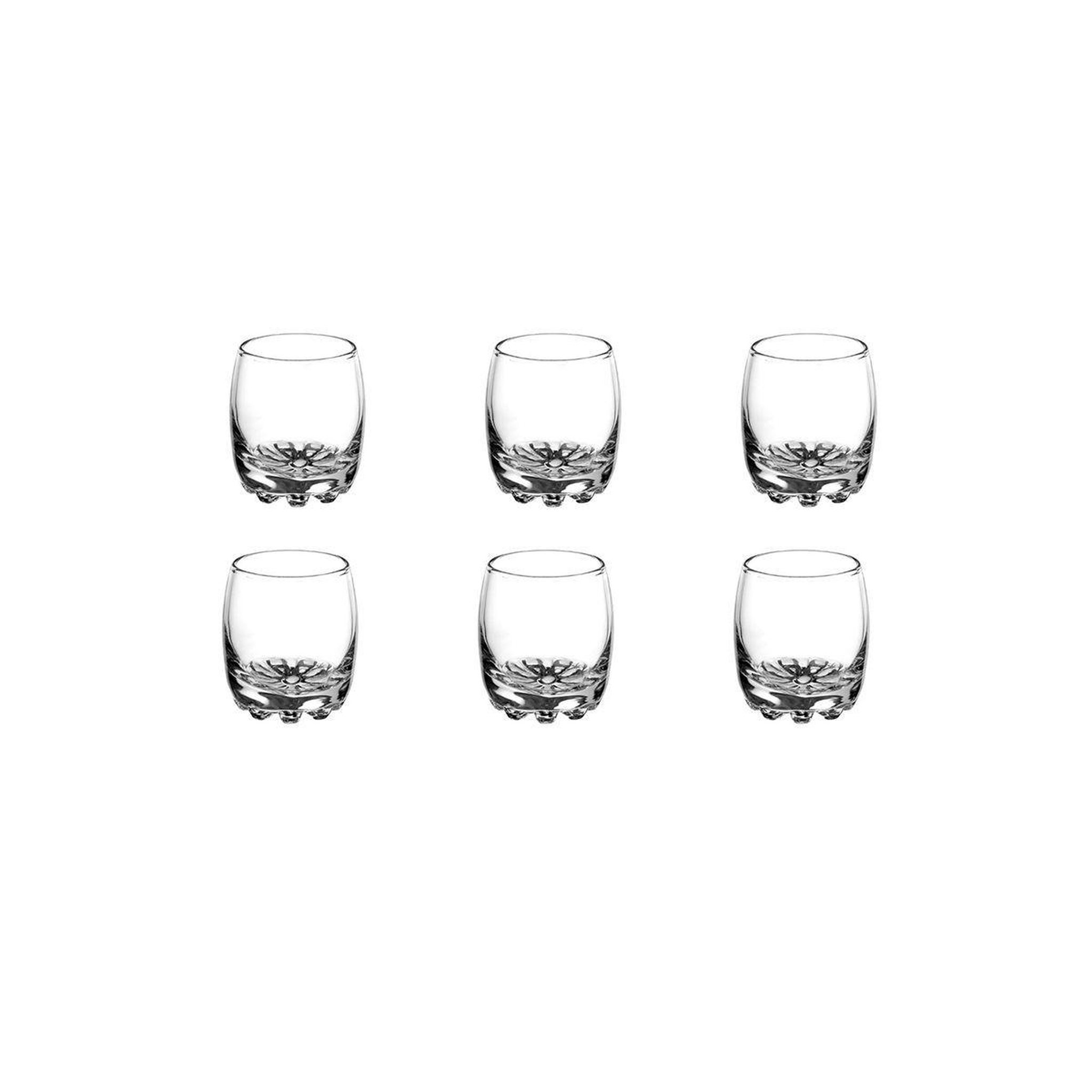 SECRET DE GOURMET Lot de 6 verrines en verre  sylvana  8cl transparent