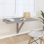 VIDAXL Table murale pliable Sonoma gris 100x60x56 cm Bois d'ingenierie