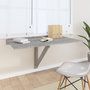 Voir la diapositive 1 : VIDAXL Table murale pliable Sonoma gris 100x60x56 cm Bois d'ingenierie