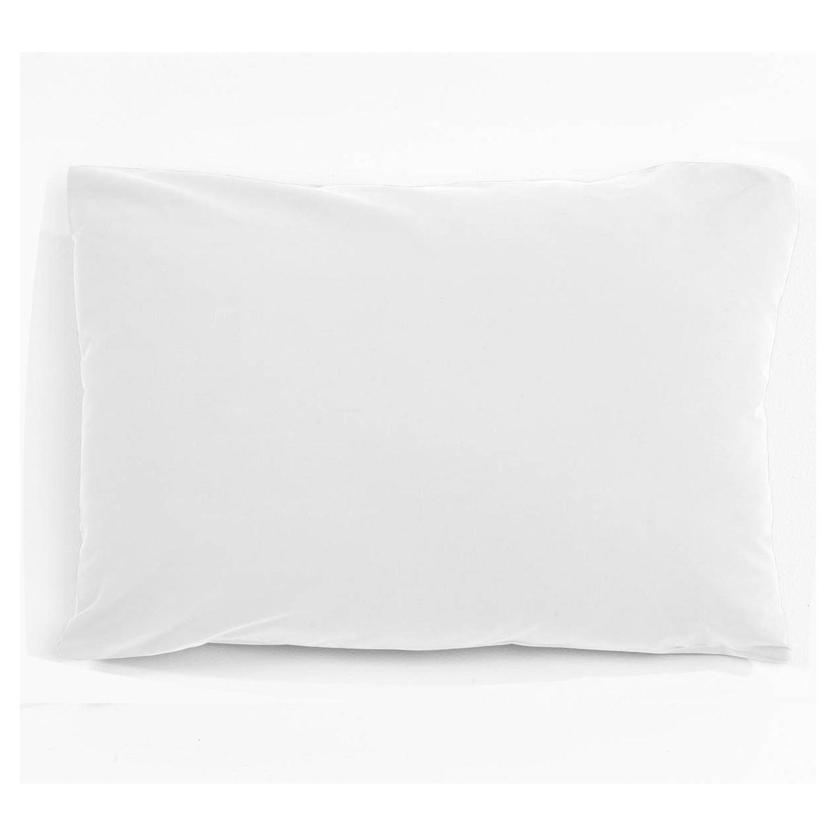 Taie d'oreiller unie en polycoton 47 fils 
