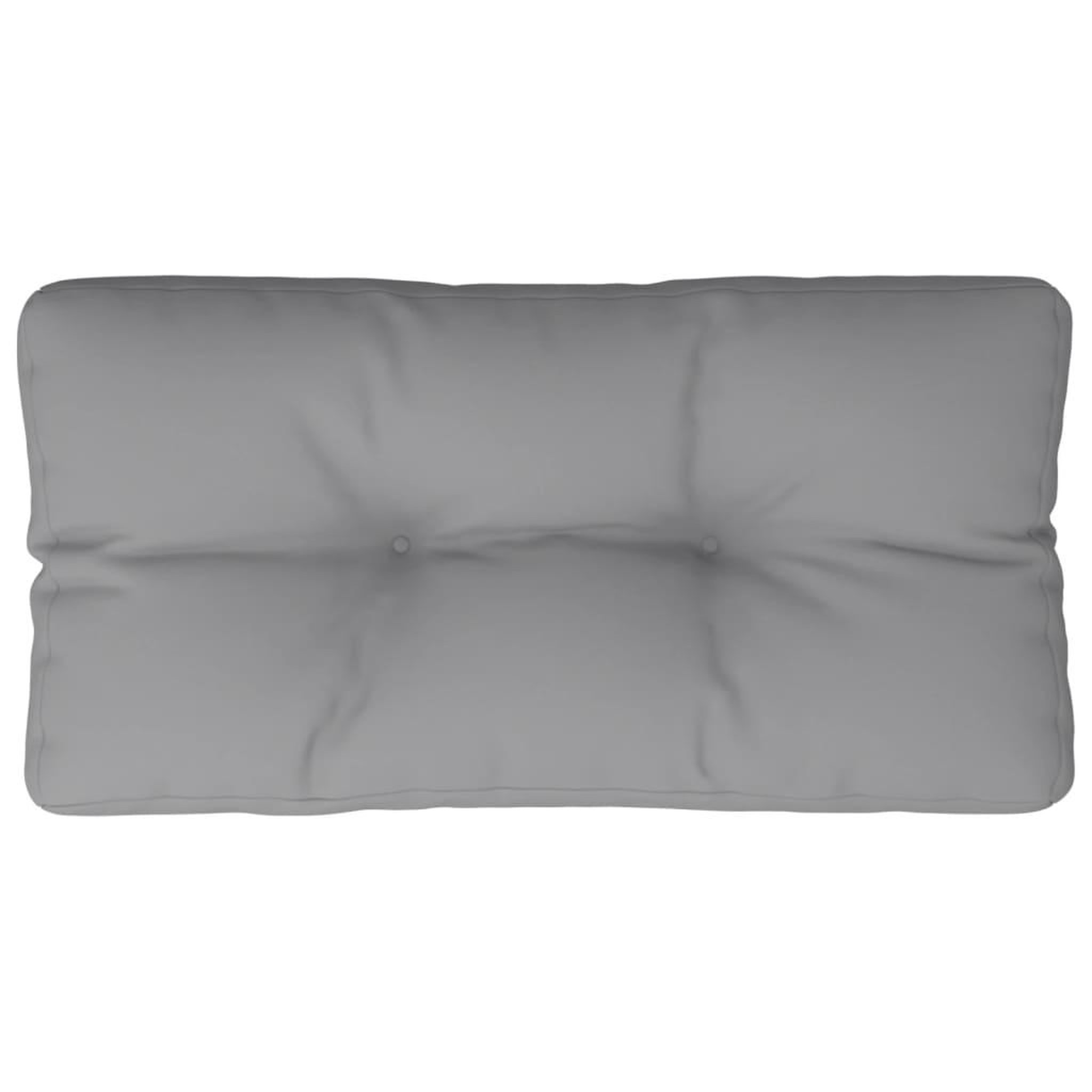 Voir la diapositive 2 : VIDAXL Coussin de palette gris 70x40x12 cm tissu