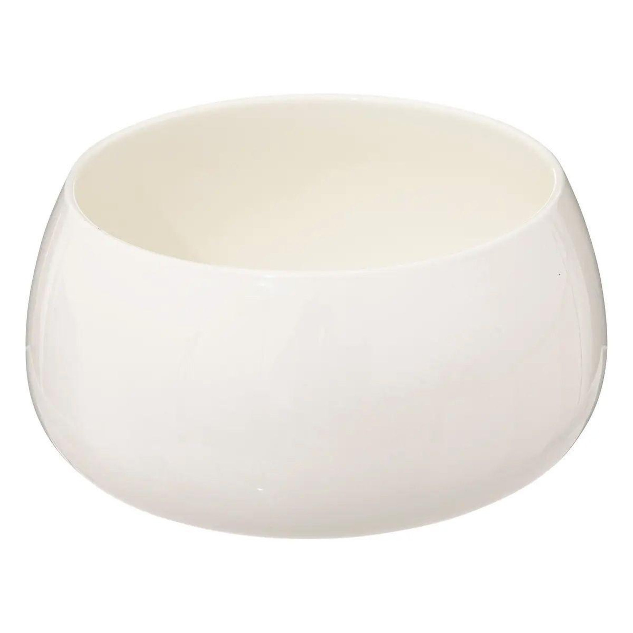 SECRET DE GOURMET Saladier en porcelaine  nora  21cm blanc
