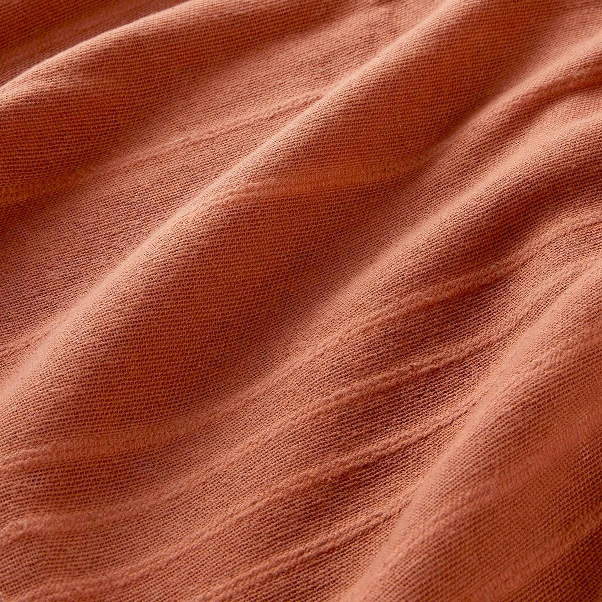 Voir la diapositive 2 : ATMOSPHERA Jeté de lit  anjali  160x220cm terracotta