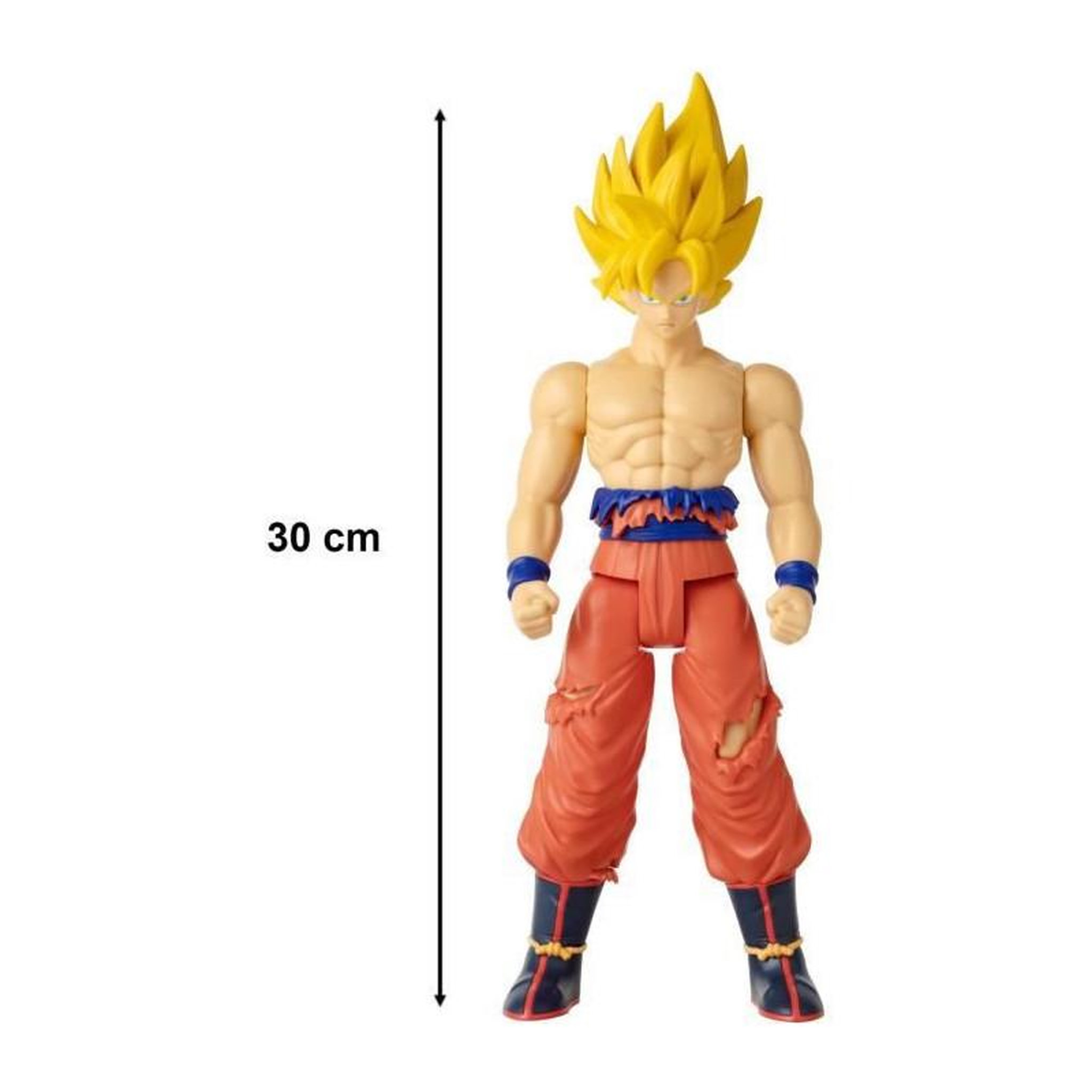 Voir la diapositive 3 : BANDAI DB Figurine geante Limit Breaker Super Saiyan Goku Battle Damage Ver.