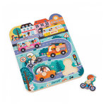 Juratoys-Janod Puzzle en bois Dans la ville Janod