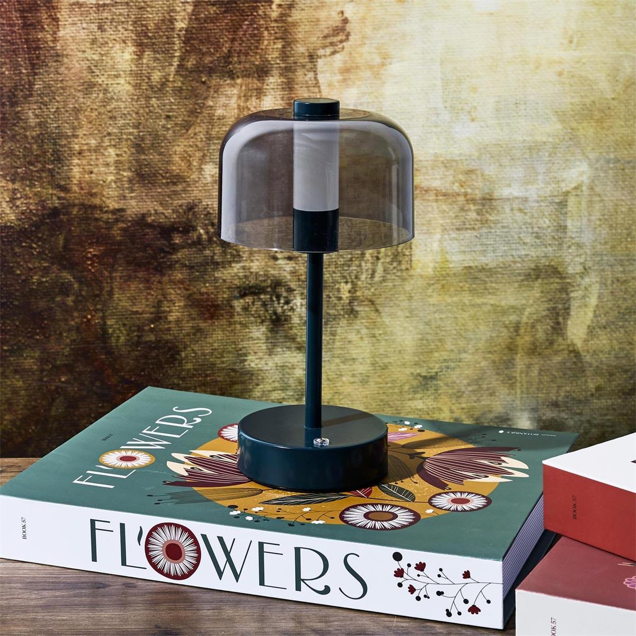 Voir la diapositive 3 : The Home Deco Factory Lampe à poser tactile rechargeable  led  24cm vert