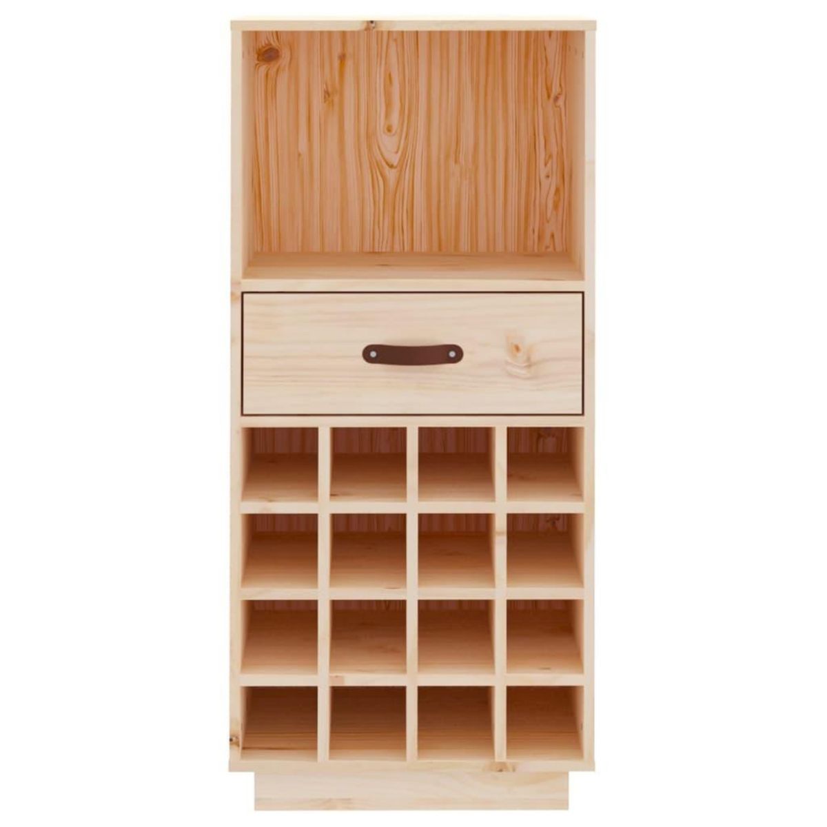 VIDAXL Armoire a vin 45x34x100 cm Bois de pin massif