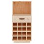 Voir la diapositive 5 : VIDAXL Armoire a vin 45x34x100 cm Bois de pin massif