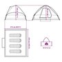 Voir la diapositive 6 : VIDAXL Tente de camping a dome 4 personnes tissu occultant impermeable