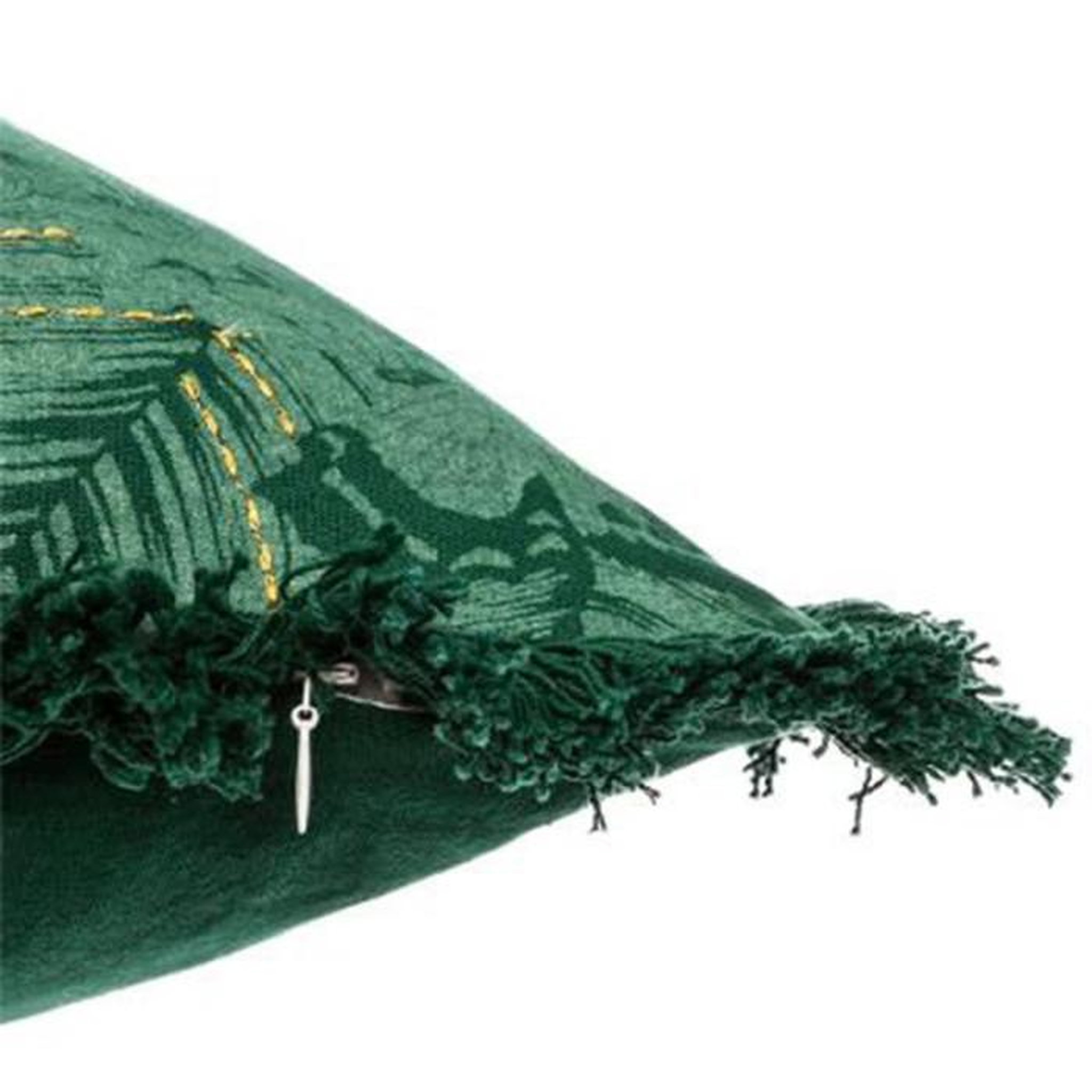 Voir la diapositive 3 : ATMOSPHERA Housse de Coussin Imprimé  Jungle  40x40cm Vert