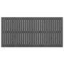 Voir la diapositive 4 : VIDAXL Tete de lit murale Gris 185x3x90 cm Bois massif de pin