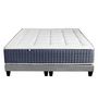 Voir la diapositive 5 : IDLITERIE Ensemble Matelas Ressort 7 zones + Mémoire de forme + Sommier KING STYLE + couette + oreillers - Fabriqué en France