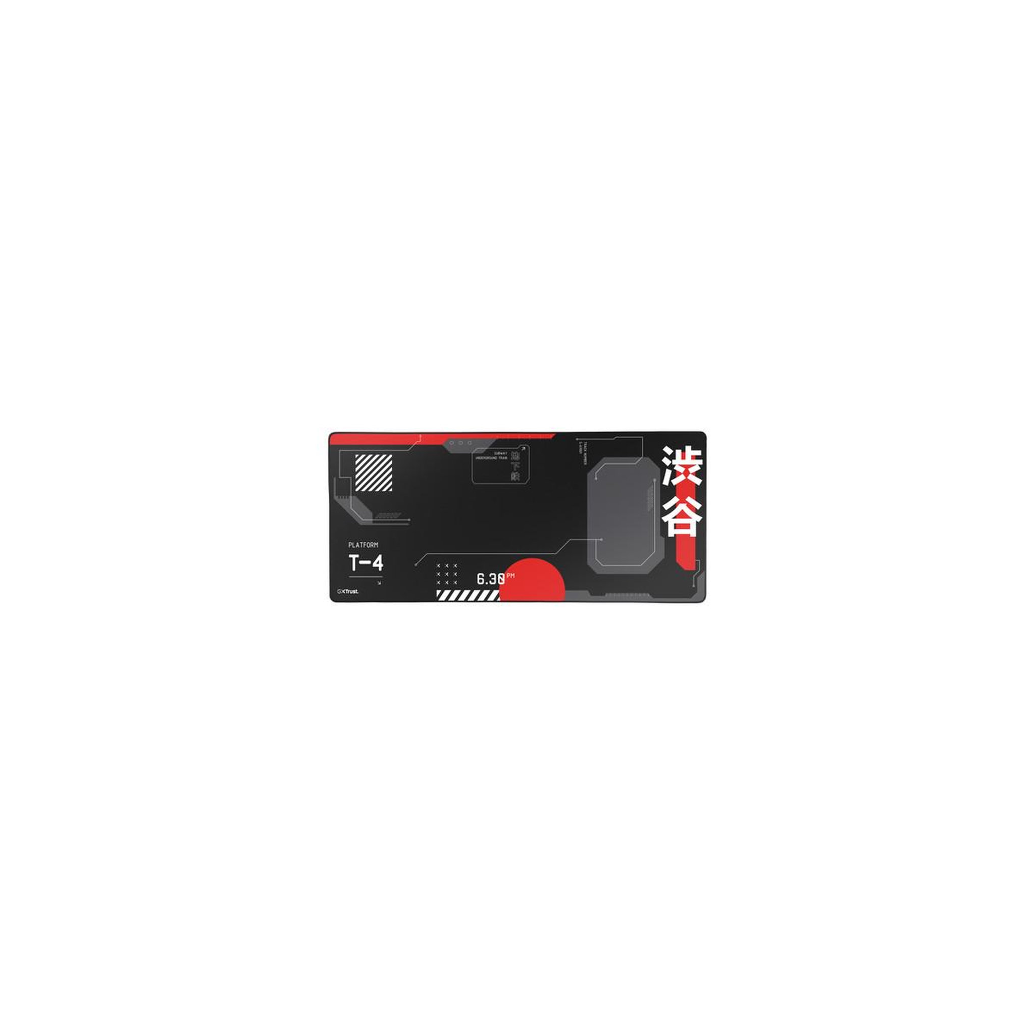 Trust Trust GXT 759 XXL Tapis de souris de jeu Noir, Rouge