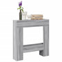 Voir la diapositive 1 : VIDAXL Cadre de cheminee sonoma gris 81x18x82 cm bois d'ingenierie