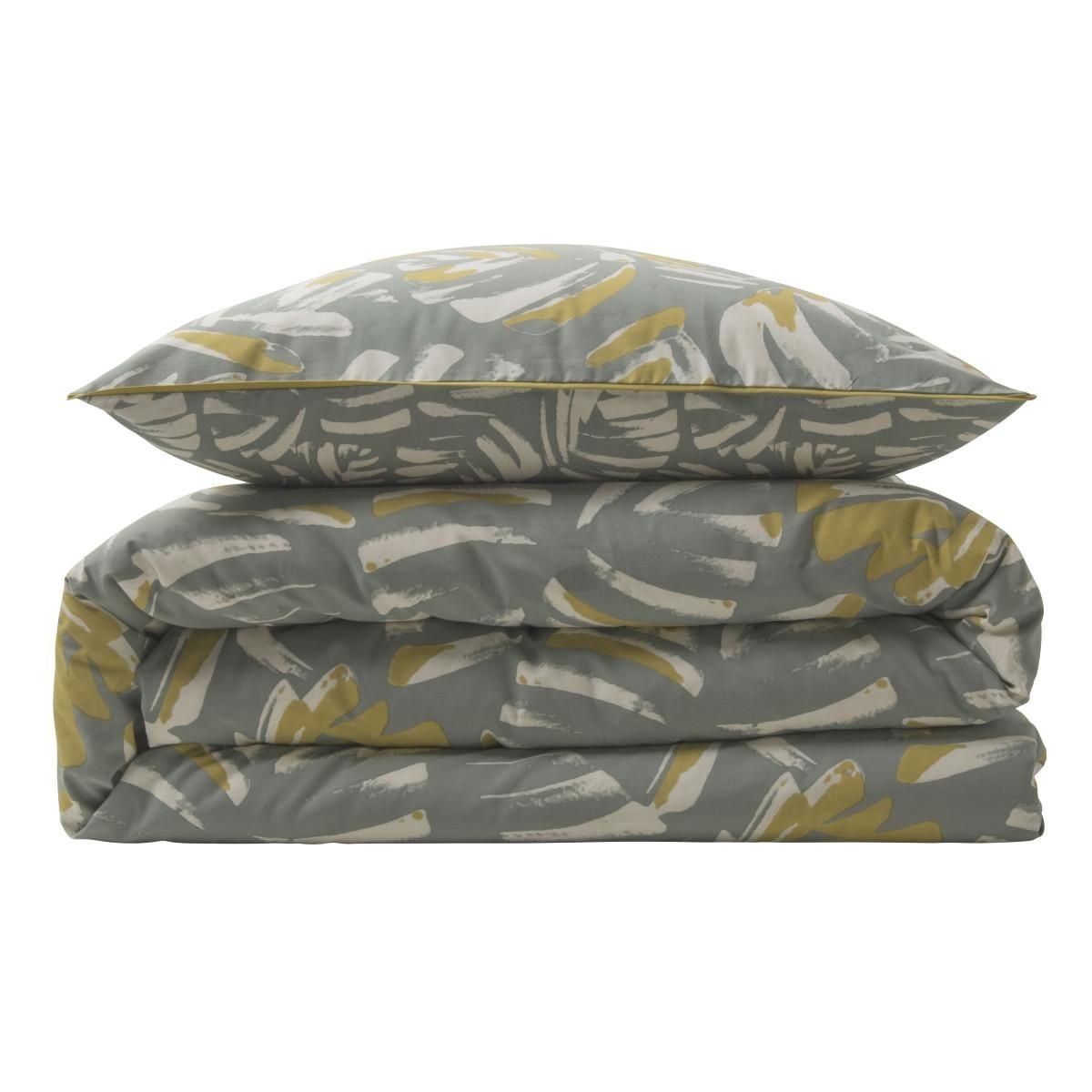 FUTURE HOME Parure de lit 2 personnes végétal réversible