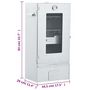 Voir la diapositive 6 : VIDAXL Fumoir a four a BBQ generateur de fumee froide acier galvanise