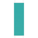 VIDAXL Store plisse vert petrole 65x200 cm largeur du tissu 64,4 cm