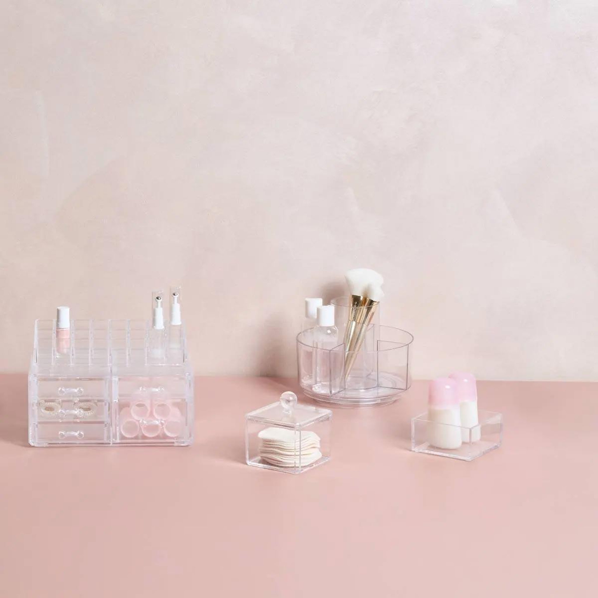 Voir la diapositive 3 : FIVE Organiseur pivotant  selena  18cm transparent