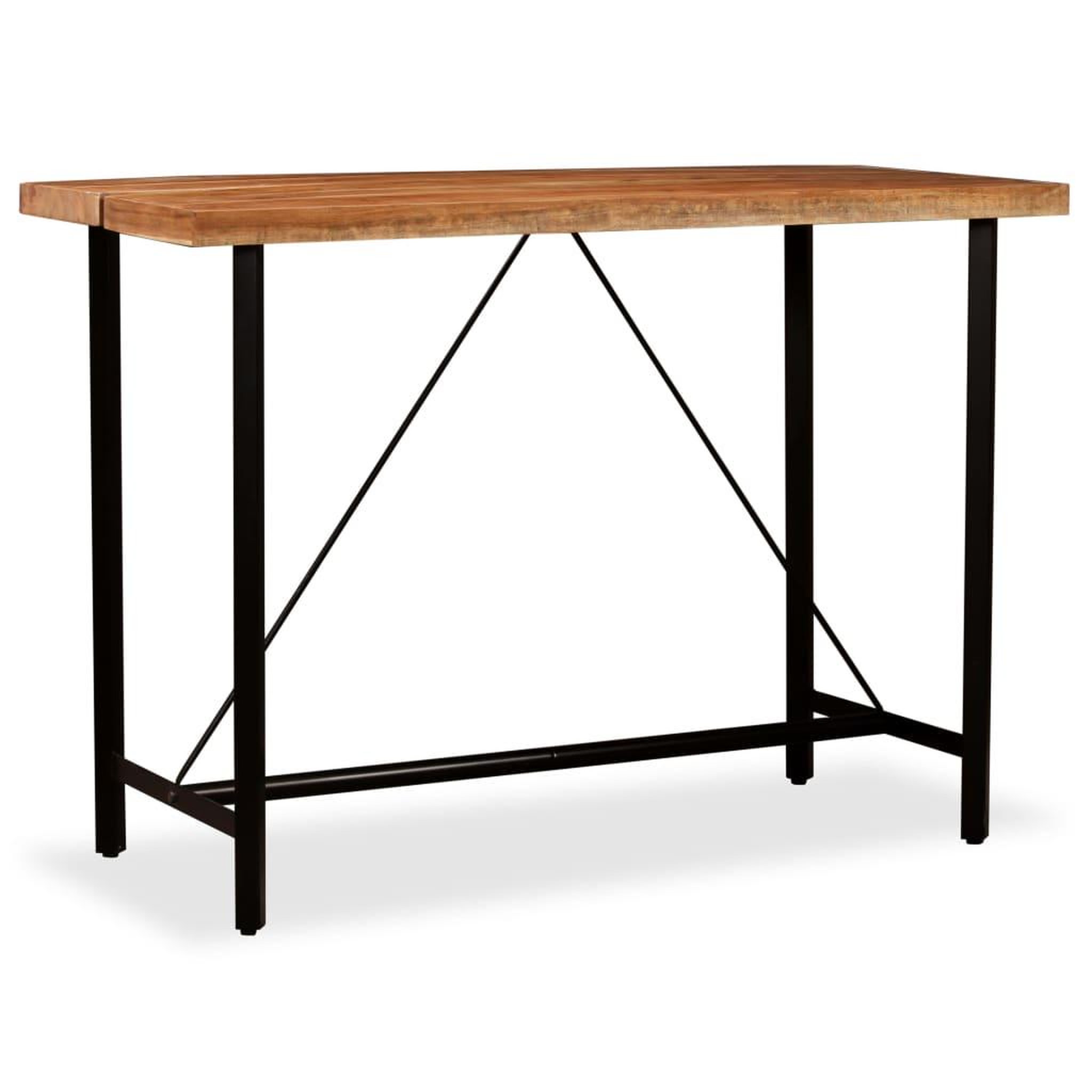 Voir la diapositive 1 : VIDAXL Table de bar Bois massif d'Acacia 150x70x107 cm