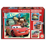 EDUCA 4 puzzles evolutifs - Cars le film