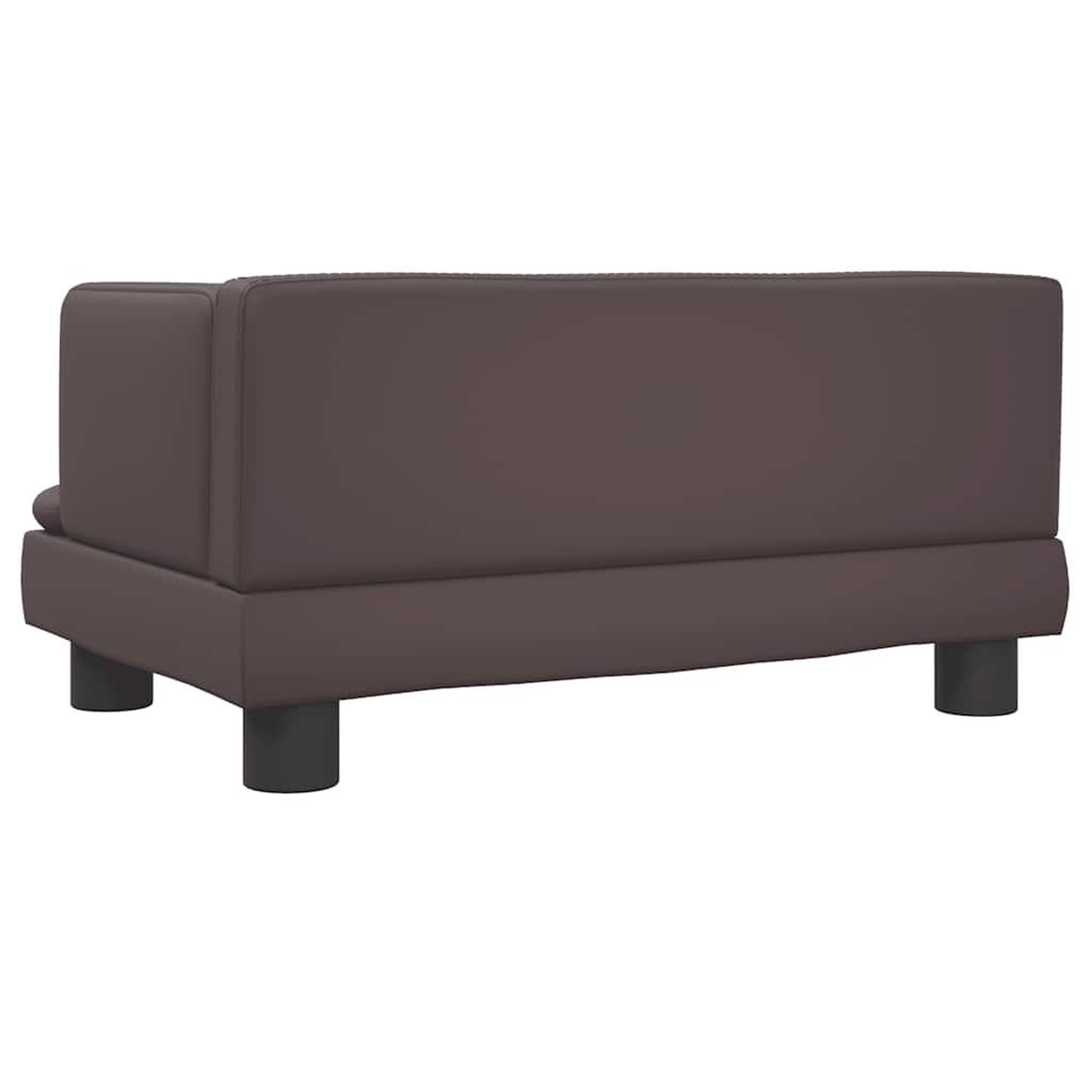 Voir la diapositive 5 : VIDAXL Lit pour chien marron 60x40x30 cm similicuir