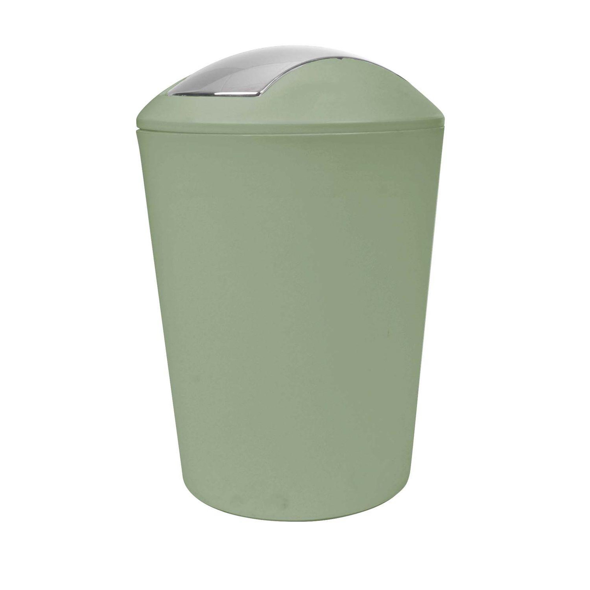 DOUCEUR D'INT�RIEUR Poubelle à couvercle oscillant berkeley - 5,6 l - vert