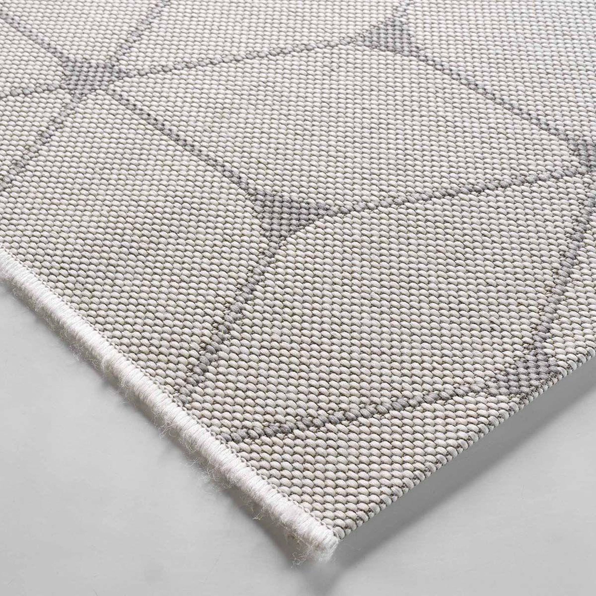 Voir la diapositive 2 : Douceur d'Intérieur Tapis tissé déco  hexagon  160x230cm beige