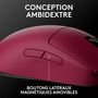 Voir la diapositive 3 : Logitech Souris Gamer Sans Fil G PRO 2 Lightspeed Wireless Magenta