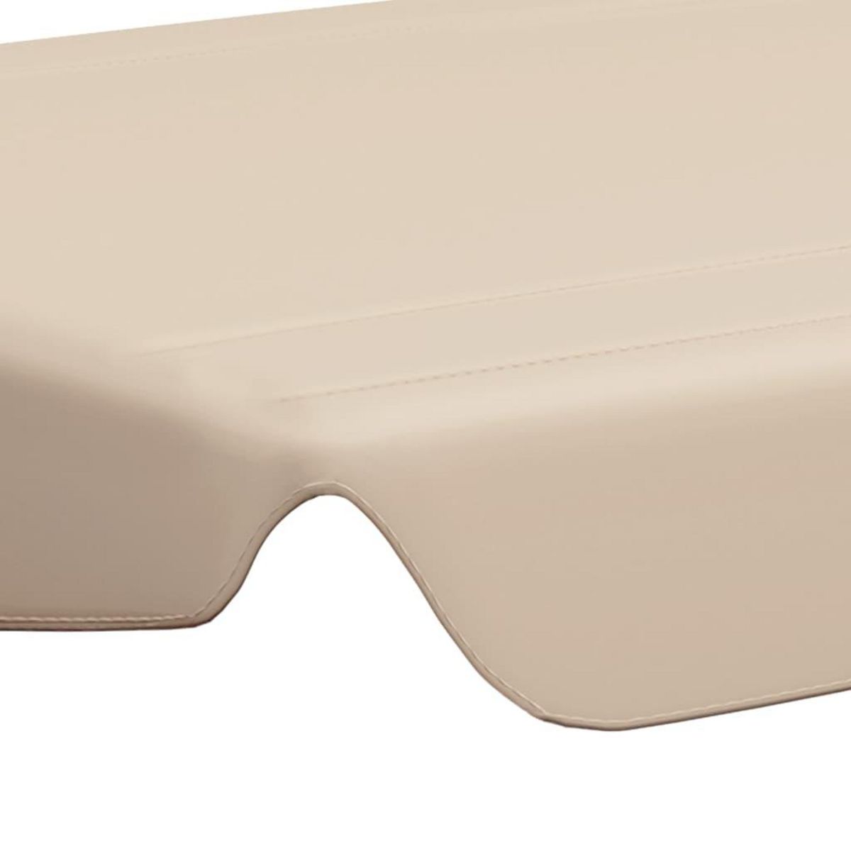 VIDAXL Toit de rechange de balançoire Beige 188/168x145/110 cm