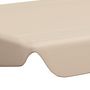 Voir la diapositive 5 : VIDAXL Toit de rechange de balançoire Beige 188/168x145/110 cm