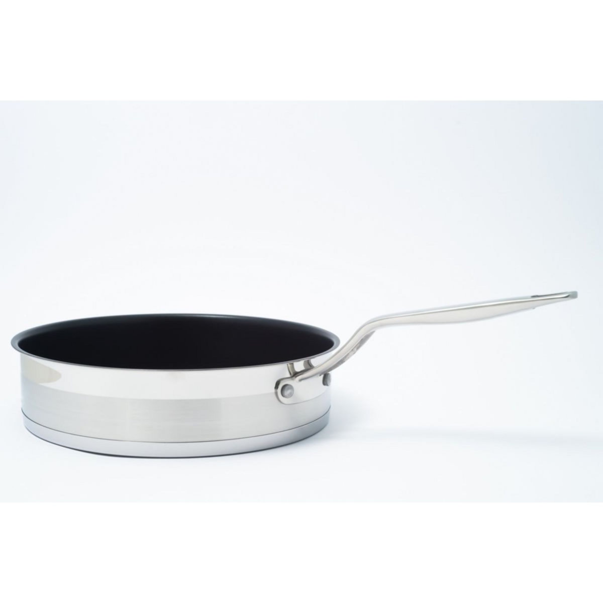 BAUMALU Batterie de cuisine inox 6 pieces platine